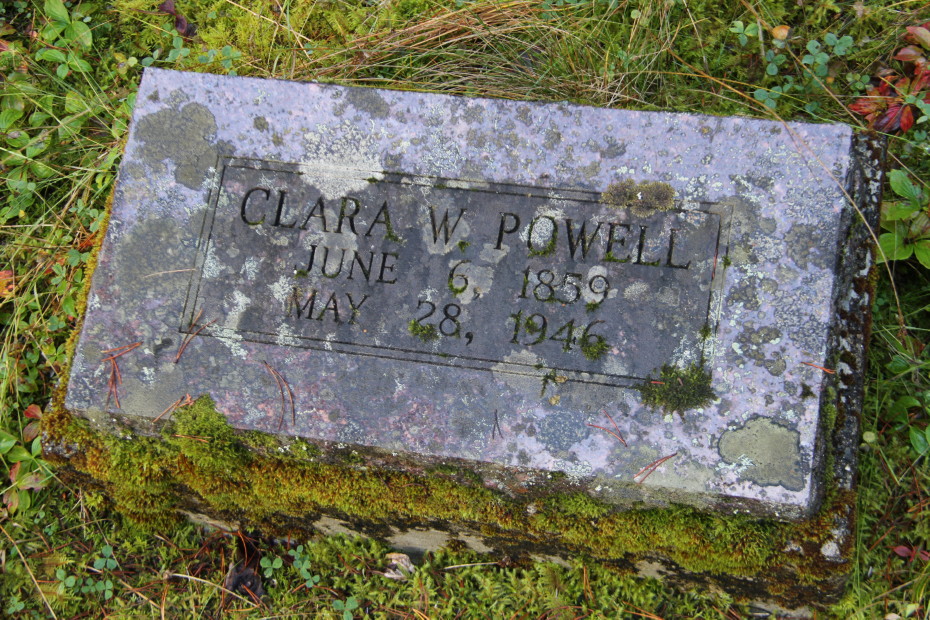 Grave of  in the Pioneer Cemetery at Skagway, Alaska