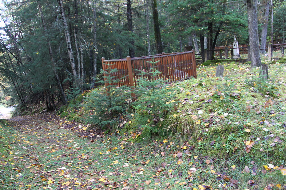 Grave of Herman Schmidt in the Pioneer Cemetery at Skagway, Alaska
