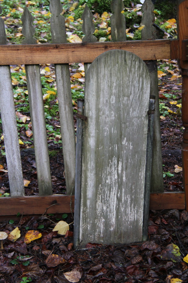 One of the many unknown gravesites in the Pioneer Cemetery at Skagway, Alaska