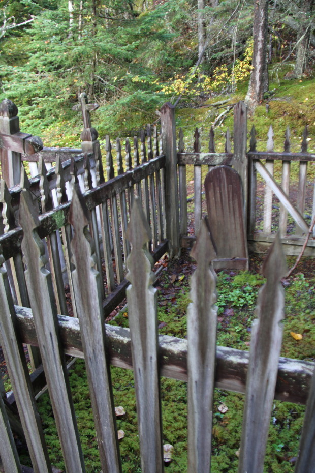 One of the many unknown gravesites in the Pioneer Cemetery at Skagway, Alaska