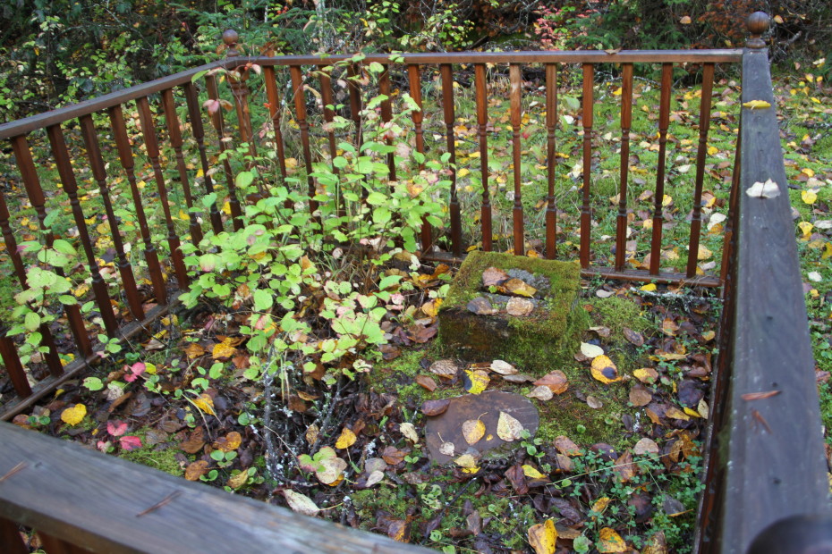 One of the many unknown gravesites in the Pioneer Cemetery at Skagway, Alaska