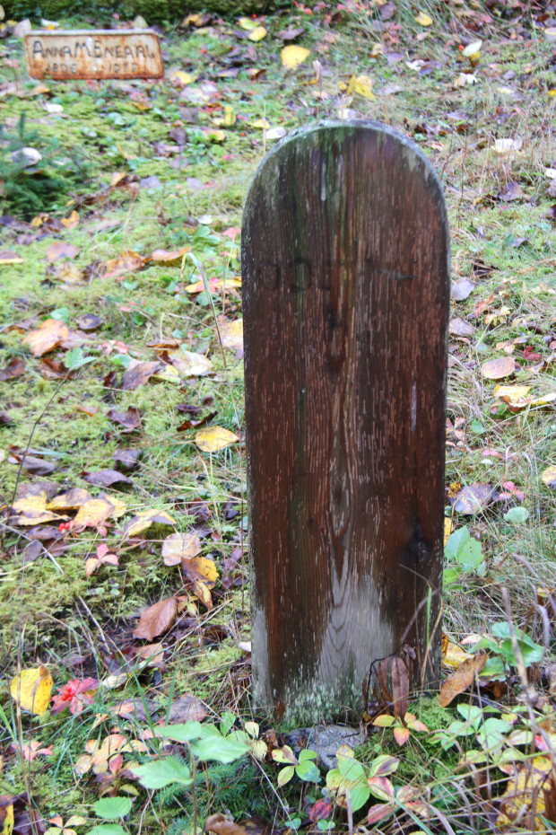 One of the many unknown gravesites in the Pioneer Cemetery at Skagway, Alaska