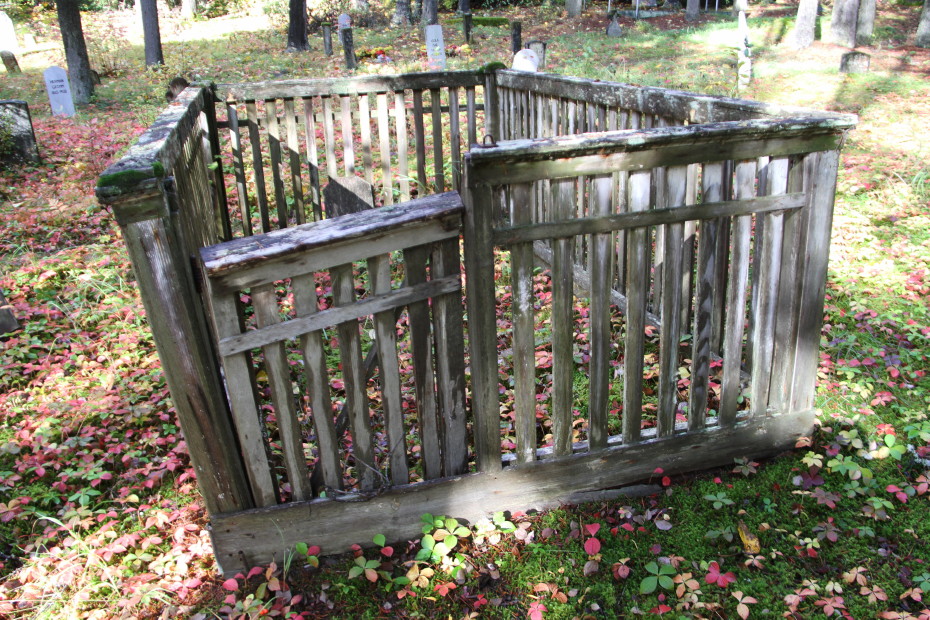 One of the many unknown gravesites in the Pioneer Cemetery at Skagway, Alaska