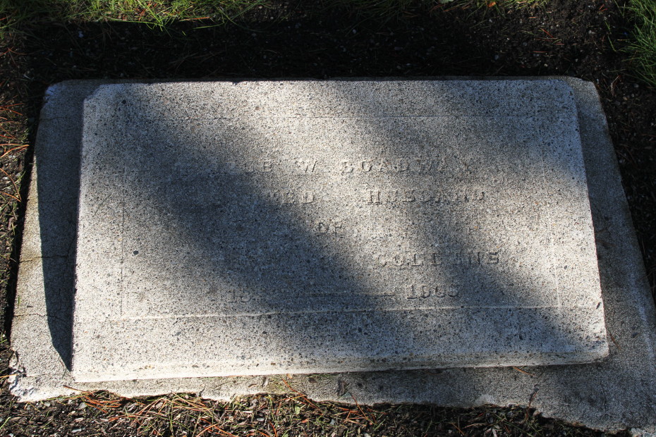 Grave of George W. Boadway in the Whitehorse Pioneer Cemetery, Yukon