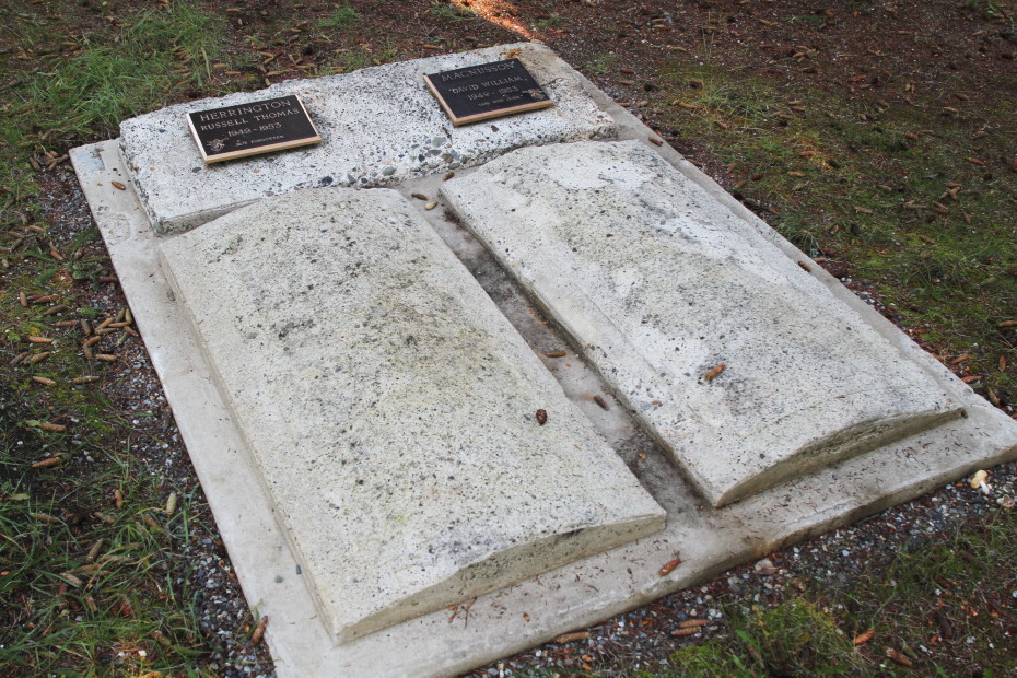 Grave of  in the Whitehorse Pioneer Cemetery, Yukon, 2018