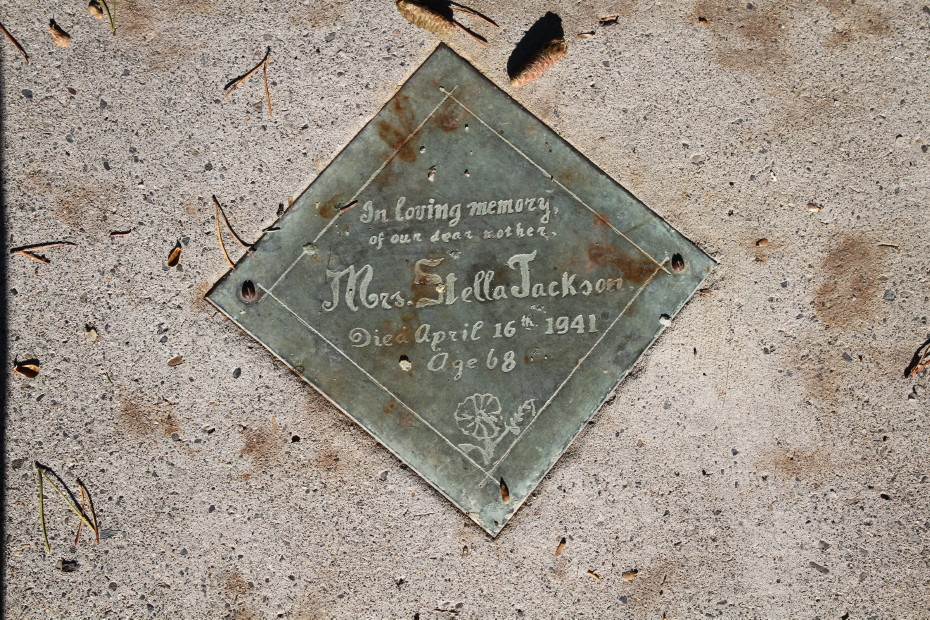 Grave of  in the Whitehorse Pioneer Cemetery, Yukon