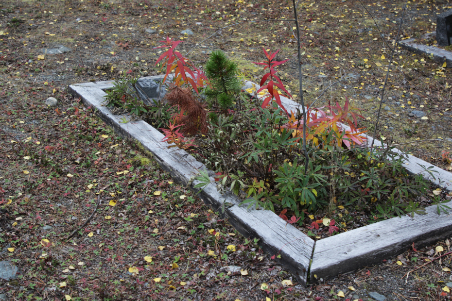 Grave of John I. Backlund in the Atlin Cemetery, BC
