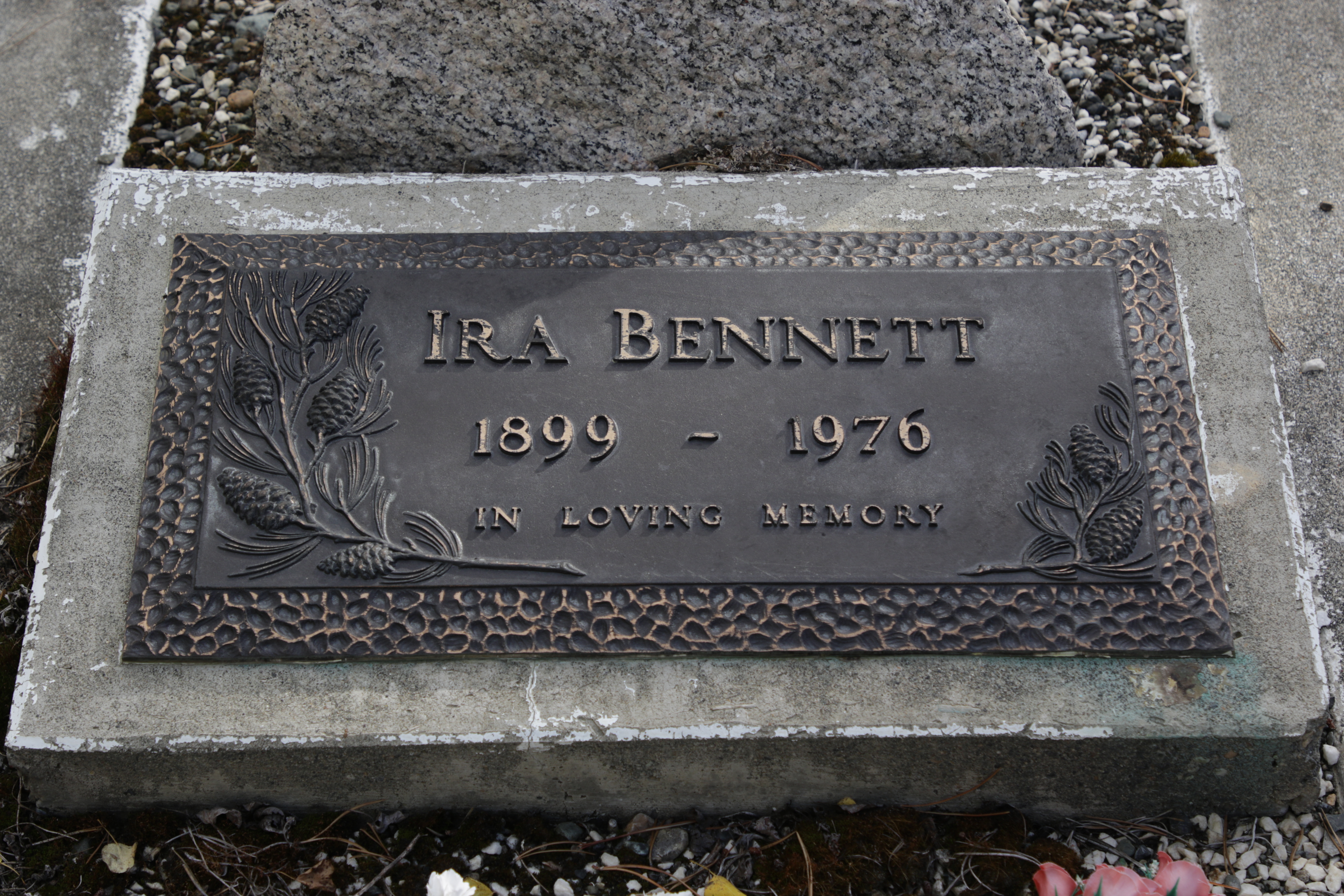 Grave of ... in the Atlin Cemetery, BC