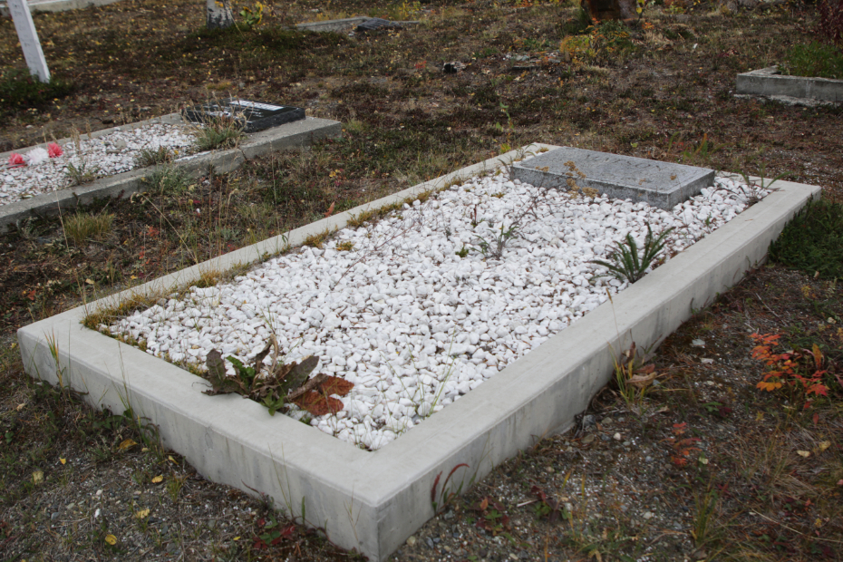 Grave of A. Margaret Matson in the Atlin Cemetery, BC