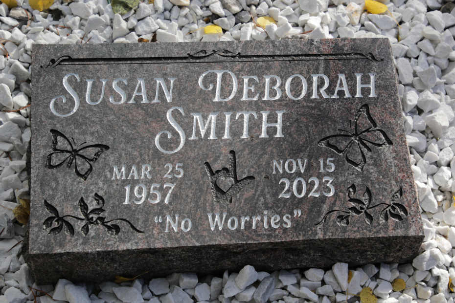 Grave of Susan Deborah Smith in the Atlin Cemetery, BC