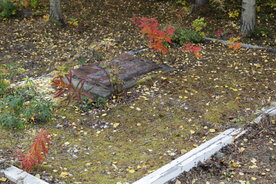 Grave of Kathleen K. White in the Atlin Cemetery, BC