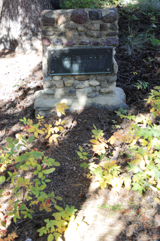 Grave of Charles Edward Gilmore in the Atlin Pioneer Cemetery, BC