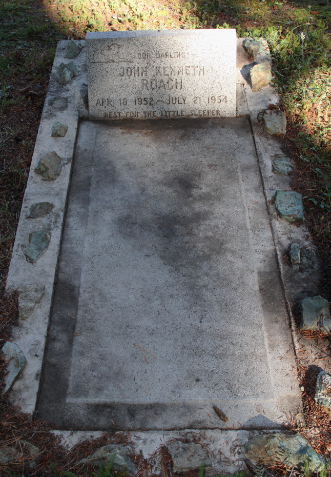Grave of John Kenneth Roach in the Whitehorse Pioneer Cemetery, Yukon