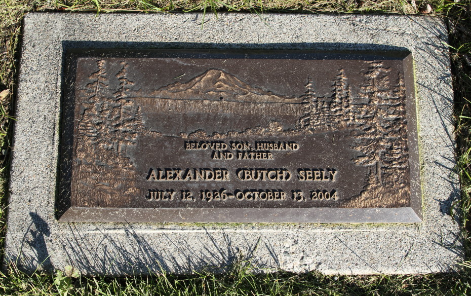Grave of  in the Whitehorse Pioneer Cemetery, Yukon
