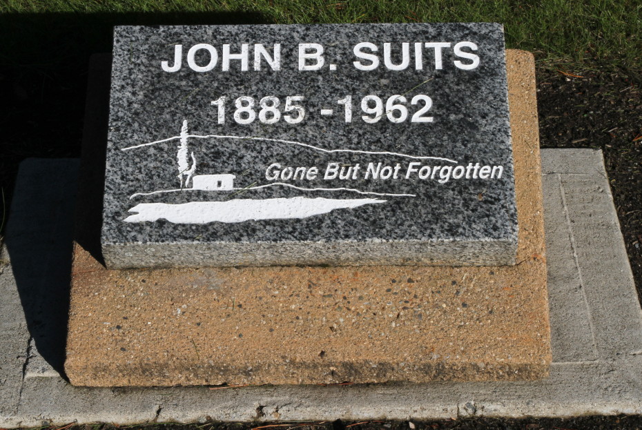 Grave of John Burchell Suits in the Whitehorse Pioneer Cemetery, Yukon