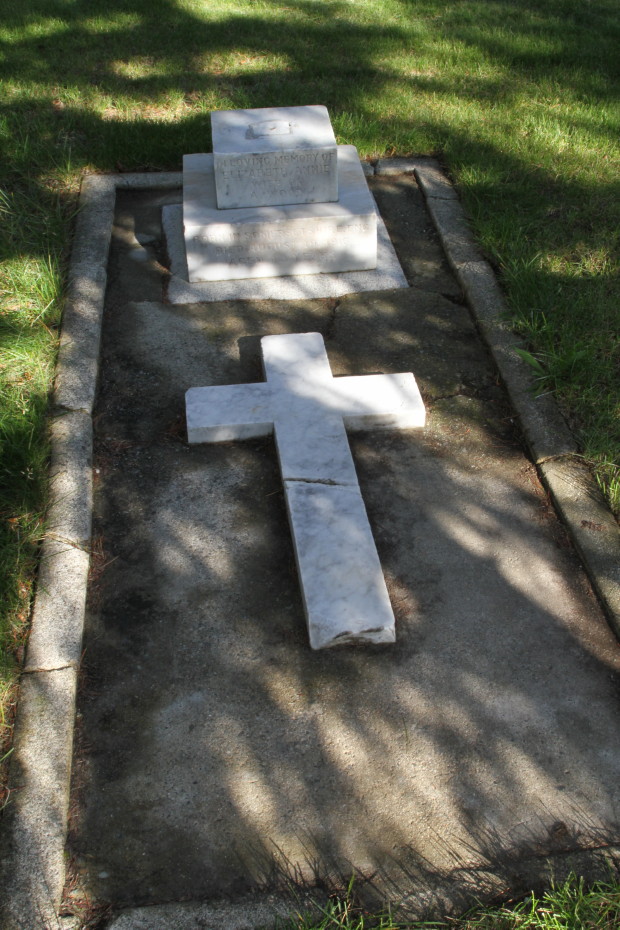 Grave of Elizabeth Annie Wood in the Whitehorse Pioneer Cemetery, Yukon