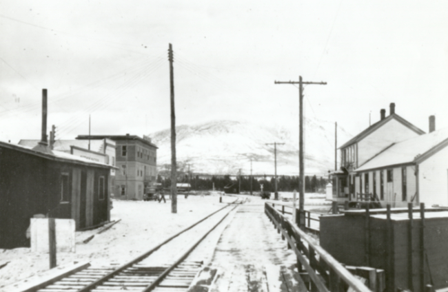 Entering Carcross.