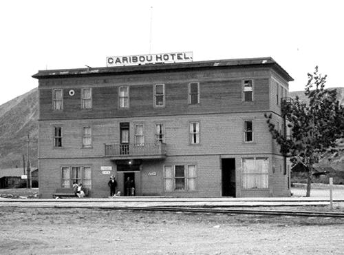 Caribou Hotel, ca, 1960. Photo by Yukon Government.