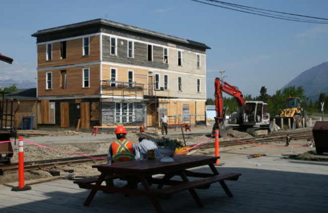 Caribou Hotel on June 6, 2009. Photo by Murray Lundberg.