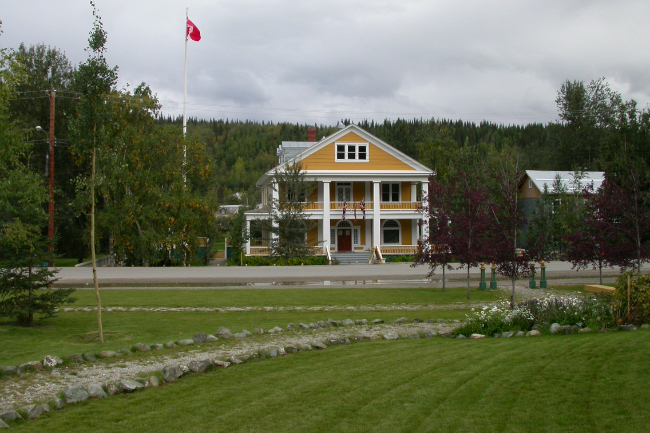 Commissioner's Residence, Dawson, August 30, 2002. Photo by Murray Lundberg.