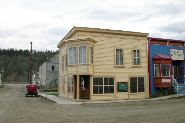 Harrington's Store in Dawson City on August 3, 2007. Photo by Murray Lundberg.