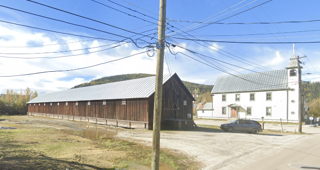 The Northern Commercial Company Warehouse in Dawson, seen from King Street, September 2022. Photo by Google.