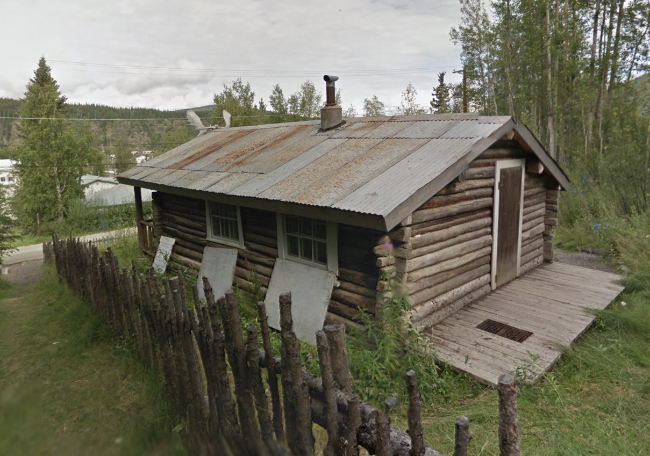 Robert Service Cabin, July 2015. Photo by Google.