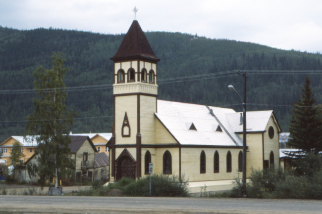 St. Paul's Anglican Church on August 25, 1990. Photo by Murray Lundberg.