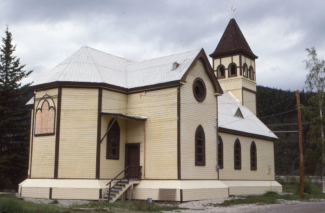 St. Paul's Anglican Church on August 25, 1990. Photo by Murray Lundberg.