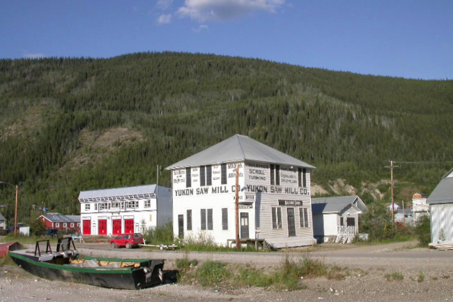 The Yukon Sawmill Company office in Dawson, Yukon, on August 4, 2007. Photo by Murray Lundberg.