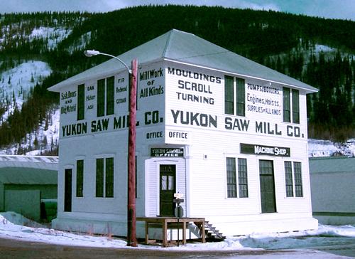 Yukon Sawmill Company office. Photo by Parks Canada.