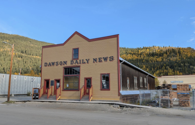 Dawson Daily News, September 2025. Photo by Google Streetview.
