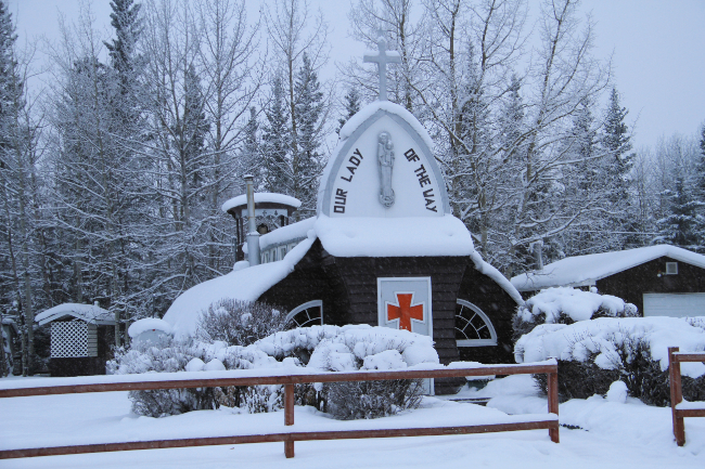 Our Lady of the Way Catholic Church on December 14, 2012. Photo by Murray Lundberg.