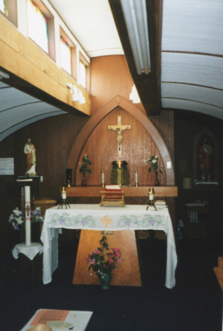 Our Lady of the Way Catholic Church on September 11, 1999. Photo by Murray Lundberg.