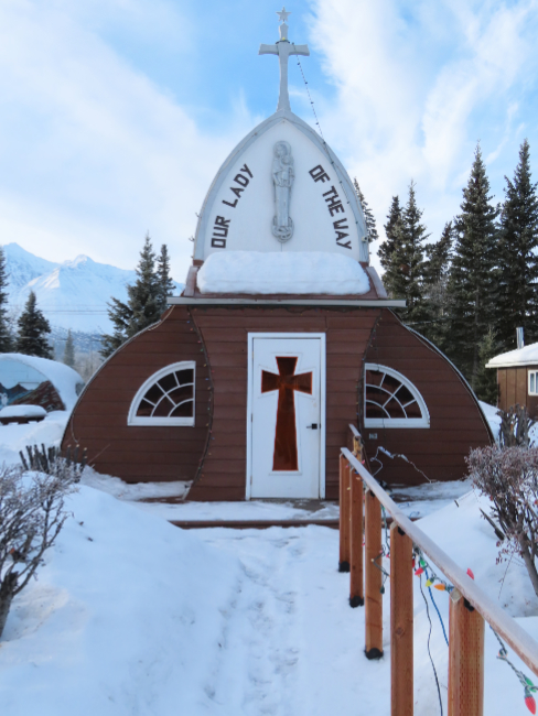 Our Lady of the Way Catholic Church on February 6, 2026. Photo by Murray Lundberg.