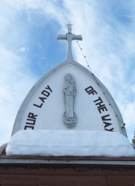 Our Lady of the Way Catholic Church on February 6, 2026. Photo by Murray Lundberg.