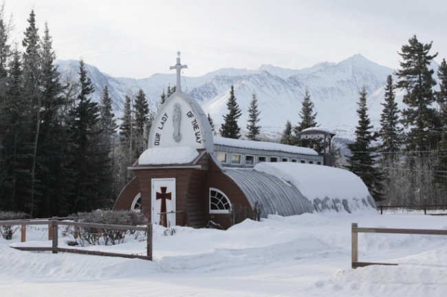 Our Lady of the Way Catholic Church on February 6, 2026. Photo by Murray Lundberg.