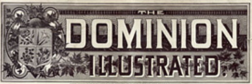 Masthead - 'Dominion Illustrated' magazine, 1890