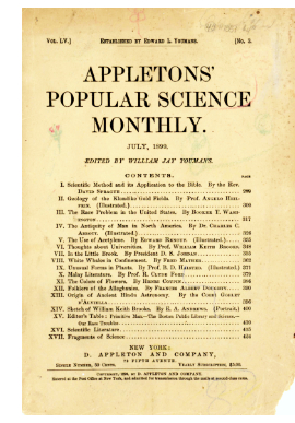 Appleton's Popular Science Monthly, July 1899