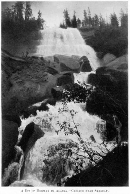 A bit of Norway in Alaska - a cascade near Skaguay, 1899