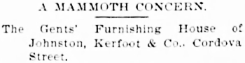 Johnston, Kerfoot & Co., Vancouver