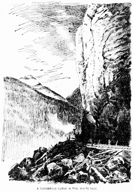 A Dangerous Curve in the White Pass, 1899