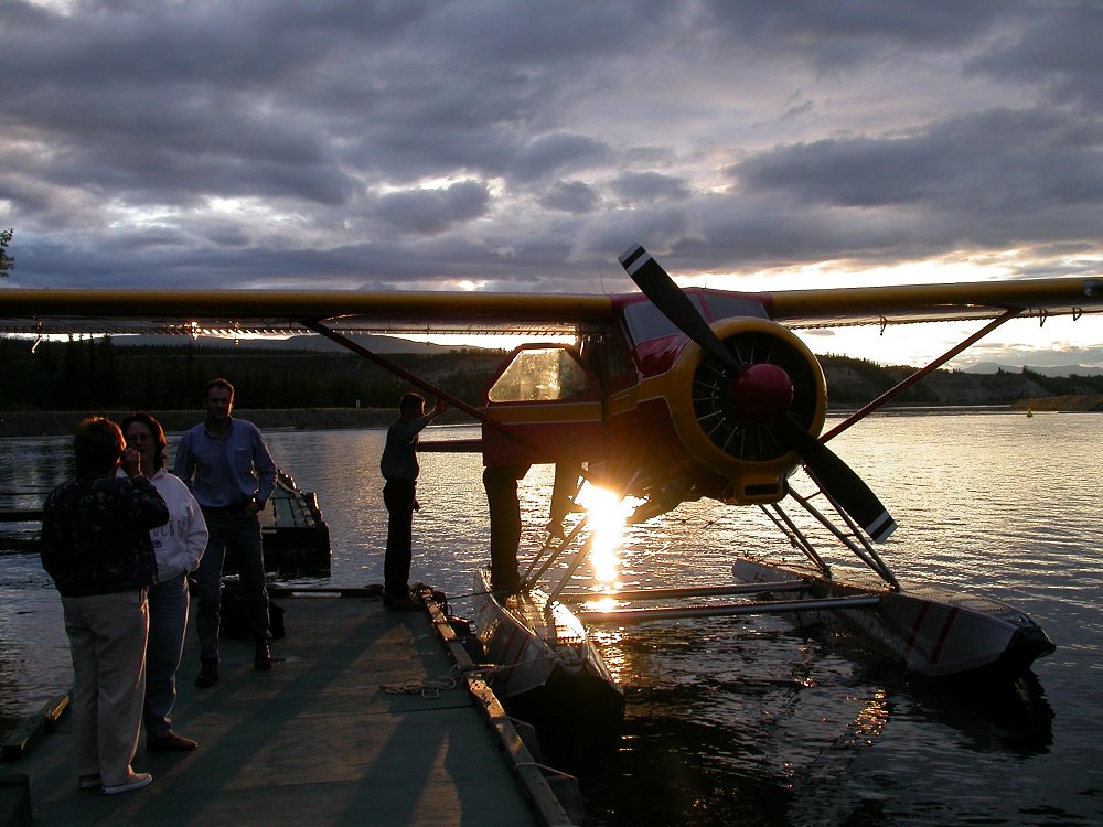 A photograph of a de Havilland Beaver at Whitehorse, Yukon Territory