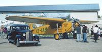 Fokker Super Universal CF-AAM in front of the Yukon Transportation Museum in Whitehorse -June 2001