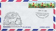 Special envelope ('cover' to collectors) flown by Fokker Super Universal CF-AAM in the Yukon in June 2001