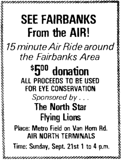 Flying Lions hold air show, September 1975