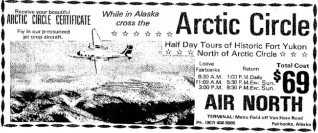 Cross the Arctic Circle with Air North - May 1976