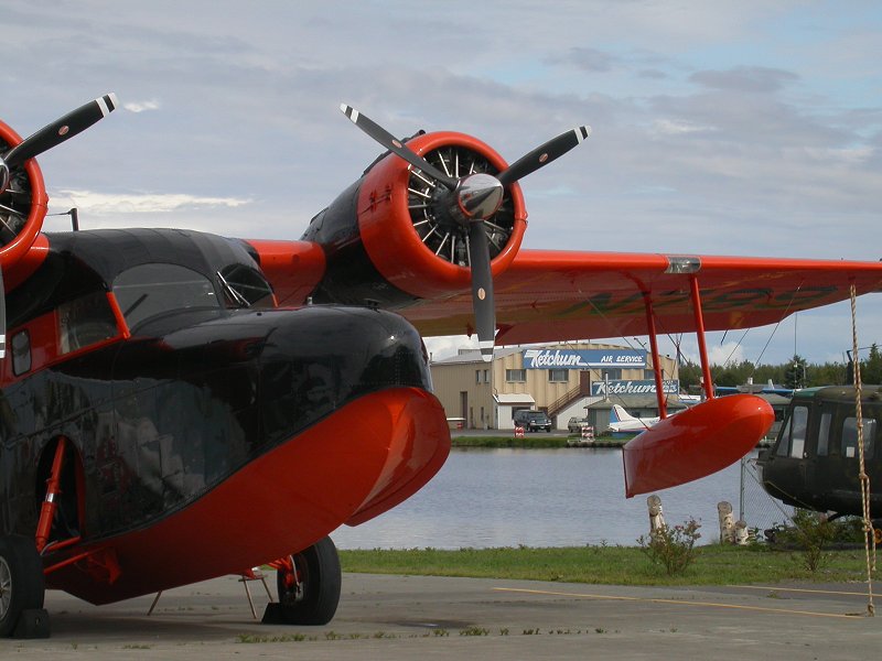 Grumman G-21A Goose was built for the U.S. Navy in 1943 (c/n B-102)