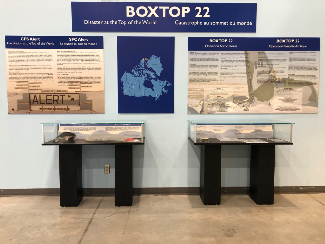 BOXTOP Flight 22 memorial at the National Air Force Museum of Canada