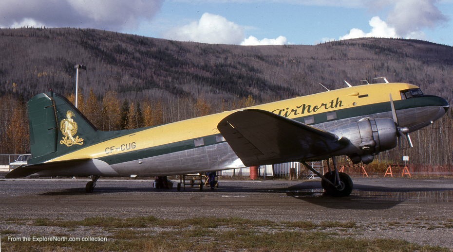 CF-CUG, a 1943 Douglas C-47A operated by Air North